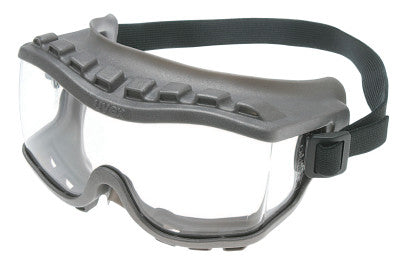 Strategy Goggles, Clear/Gray, Uvextra Antifog Coating, Fabric Strap, Direct Vent