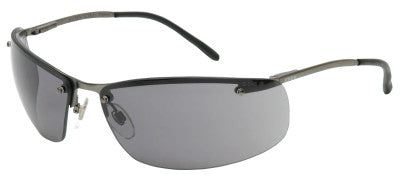 Slate Eyewear, Gray Lens, Polycarbonate, Hard Coat, Matte Gunmetal Frame, Metal