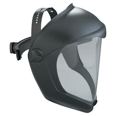 Bionic Face Shields, Hardcoat/Antifog, Clear/Black Matte