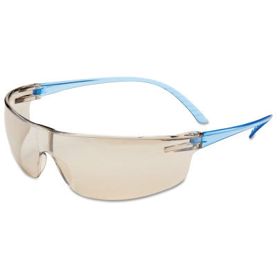 SVP 200 Series Eyewear, Blue Mirror Lens, Hard Coat, Blue Frame