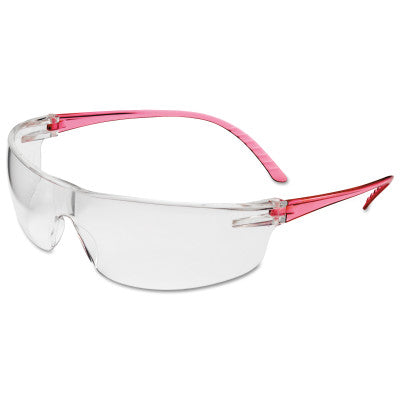 SVP 200 Series Eyewear, Clear Lens, Anti-Fog, Pink Frame