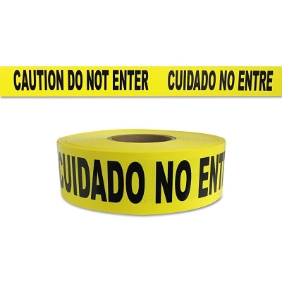 CAUTION DO NOT ENTER - YELLOW 2MIL