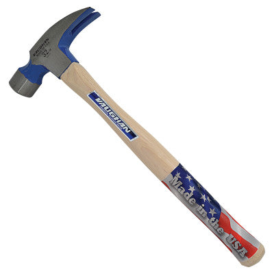 Framing Rip Hammer, Forged Steel, Straight White Hickory Handle, 18 in, 2 3/4 lb