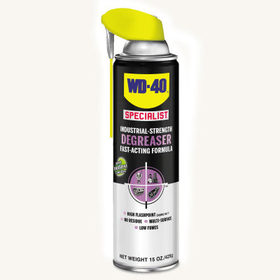 Specialist Industrial-Strength Degreasers, 15 oz Aerosol Can