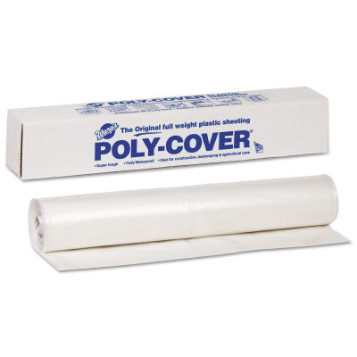 Poly-Cover Plastic Sheets, 6 Mil, 10 x 100, Clear