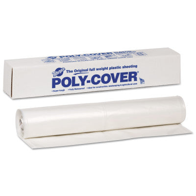 Poly-Cover Plastic Sheets, 4 Mil, 12 x 100, Clear