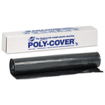 Poly-Cover Plastic Sheets, 6 Mil, 20 x 100, Black