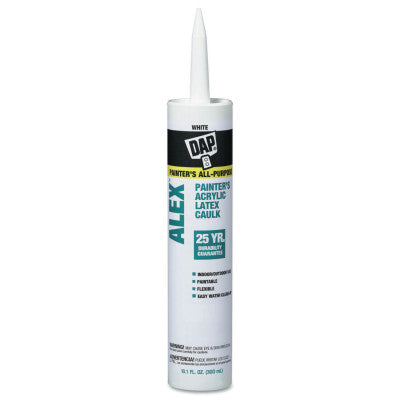 ALEX Painter's Acrylic Latex Caulks (PC 18065), 10.1 oz , White
