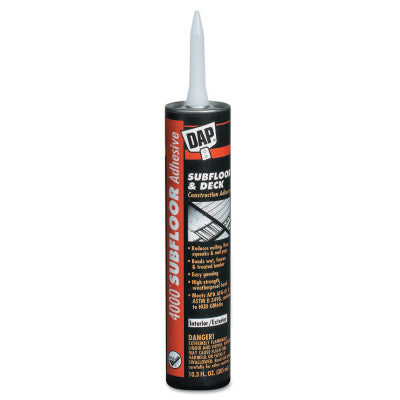 4000 Subfloor and Deck Construction Adhesives, 28 oz, Tan