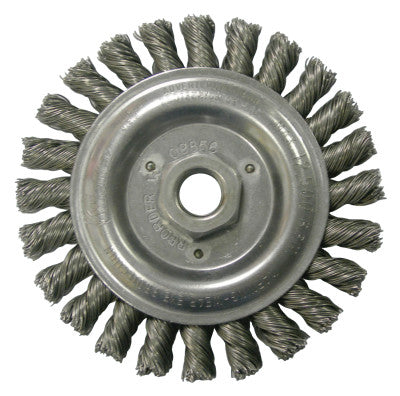 Roughneck Stringer Bead Wheel, 6 in D x 3/16 in W, .02 Steel Wire, 12,500 rpm