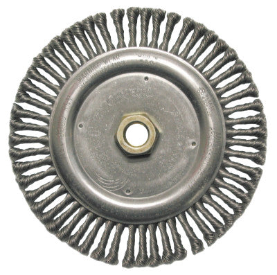 Roughneck Stringer Bead Wheel, 7 in D x 3/16 in W, .02 in Steel Wire