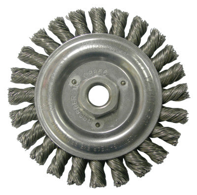 Roughneck Stringer Bead Wheel, 5 in D x 1/2 in W, .023 Steel Wire, 12,500 rpm