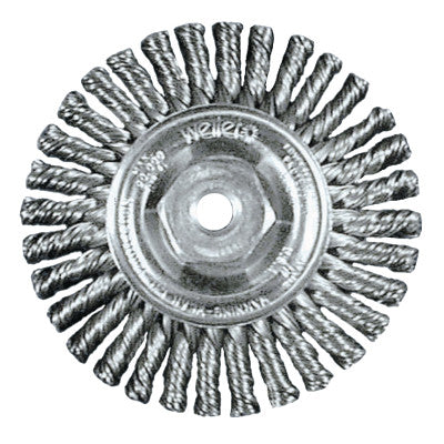 Roughneck Stringer Bead Wheel, 4 in D x 3/16 W, .02 in Wire, M10x1.25 Nut