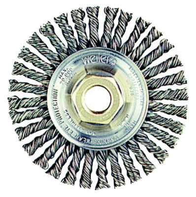 Roughneck Stringer Bead Wheel, 4in D x 3/16in W, Carbon Steel, 5/8-11 UNC Arbor