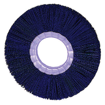 Nylon Wheel, 6 in Dia, 0.016 Bristle