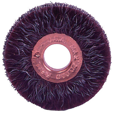 Polyflex Small Diameter Wire Wheel, 1 1/4 in D, .008 Steel