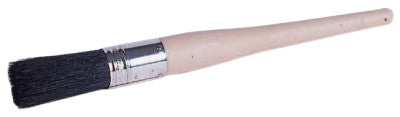 Oval Sash Brushes, #4 11/16" wide, 1 3/4 in trim, China Bristle, Foam handle