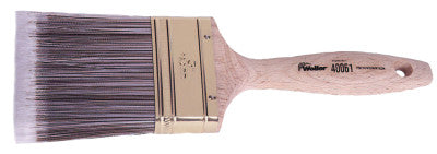Wall Paint Brushes, 3 in trim, Wood handle, 3" wide