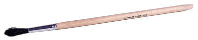 Bristle Marking Brushes, 9/32", 1 3/8 in trim, Wood handle