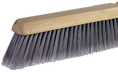 Horsehair Fine Sweep Brushes, 24 in Hardwood Block, 3 in Trim