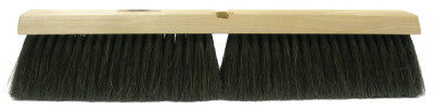 Horsehair/Polypropylene Blend Fine Sweep Brush, 24 in Hardwd, 3 in Trim