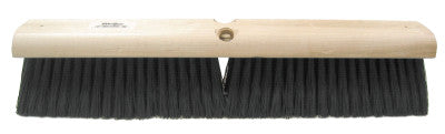 Polypropylene Medium Sweep Brushes, 18 in Hardwood Block, 3 in Trim