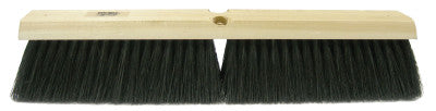 Coarse Sweeping Brushes, 18 in Hardwood Block, 3 in Trim, Tampico Fill