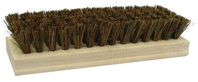 Palmyra Scrub Brushes, 8 in Hardwood Block, 1 1/8 in Trim L