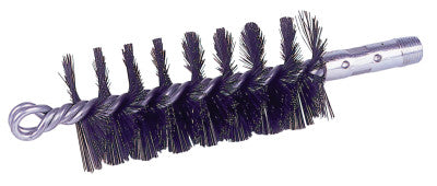 1-1/4" Single Spiral Flue Brush, .012 Steel Fill