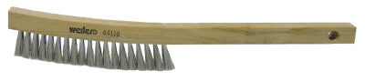 Plater's Brushes, 3 X 19 Rows, Steel Wire Wire, Wood Handle