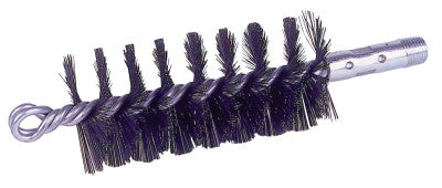 4" Single Spiral Flue Brush, .012 Steel Fill
