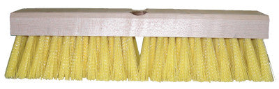 Deck Scrub Brushes, 12 in Hardwood Block, 2 in Trim, Synthetic Fill