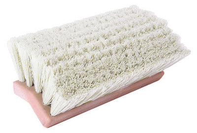 Bi-Level Scrub Brush, 10 in Foam Block, 2 3/4 in Trim L, Flagged WH Polystyrene