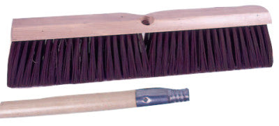 Vortec Pro Garage Brushes, 18 in, 3 1/4 in Trim L, Economy Maroon Polypropylene