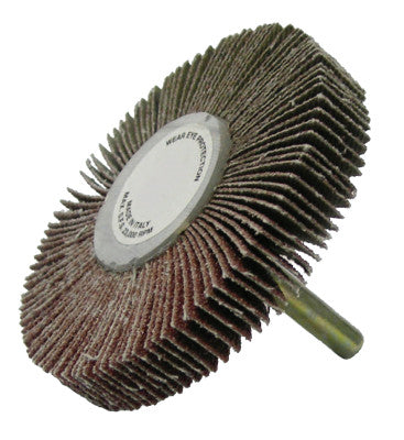 Tiger Mounted Flap Wheels, 3 in, 60 Grit, 23000 rpm
