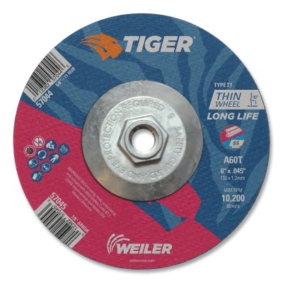 6 X 045 TIGER TY27 C-OWHL  A60T  5/8-11 AH