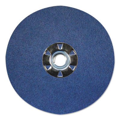 Tiger Zirc Resin Fiber Discs, 5 in Dia, 5/8 Arbor, 80 Grit, Zirconia