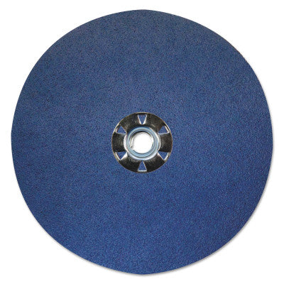 Tiger Zirc Resin Fiber Discs, 7 in Dia, 5/8 Arbor, 80 Grit, Zirconia