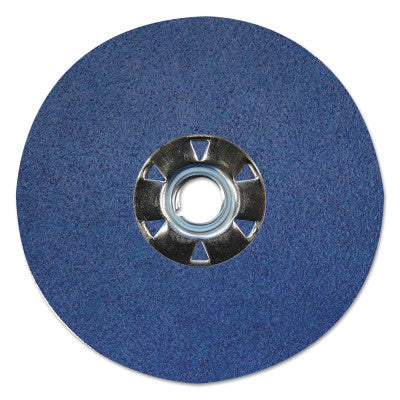 Tiger Zirc Resin Fiber Discs, 4 1/2 in Dia, 5/8 Arbor, 120 Grit, Zirconia
