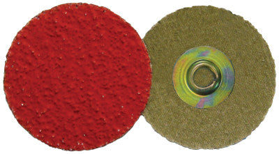 Metal Hub Style Blending Discs, Ceramic, 2 in Dia., 60 Grit