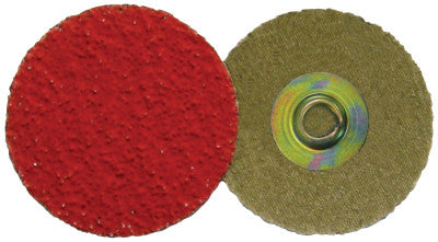 Metal Hub Style Blending Discs, Ceramic, 3 in Dia., 60 Grit