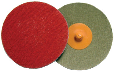 Plastic Button Style Blending Discs, Ceramic, 2 in Dia., 80 Grit