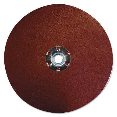 Tiger Aluminum Resin Fiber Discs, 7 in Dia, 5/8 Arbor, 80 Grit, Aluminum Oxide
