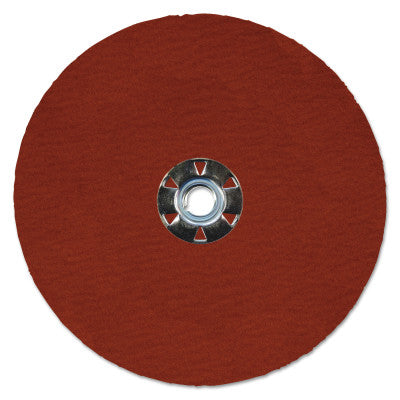Tiger Ceramic Resin Fiber Discs, 7 in Dia, 5/8 Arbor, 80 Grit, Ceramic