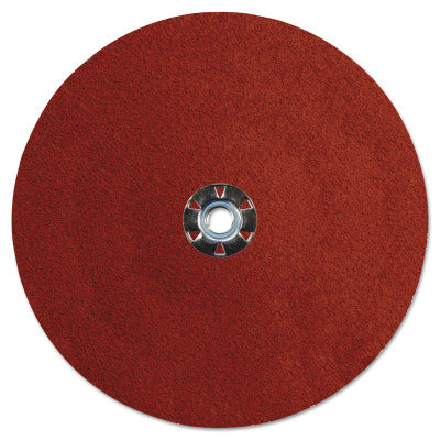 Tiger Ceramic Resin Fiber Discs, 9 in Dia, 5/8 Arbor, 36 Grit, Ceramic