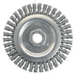 Dually Stringer Bead Wheel, 4 1/2 in D x 3/16 W, .02 Carbon Steel, 12,500 rpm