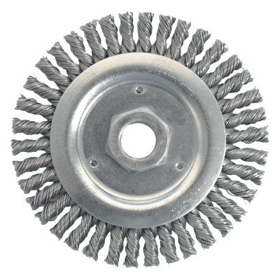 Dually Stringer Bead Wheel, 4 1/2 in D x 3/16 W, .02 Carbon Steel, 12,500 rpm