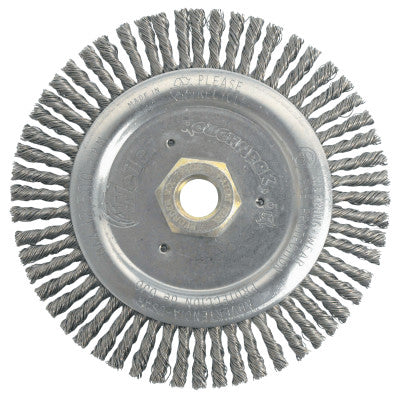 Dually Stringer Bead Wheel, 6 in D x 3/16 in W, .02 in Carbon Steel, 12,500 rpm