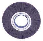 Nylox Crimped-Filament Wheel Brush, 8 in D x 1 in W, 3,600 rpm