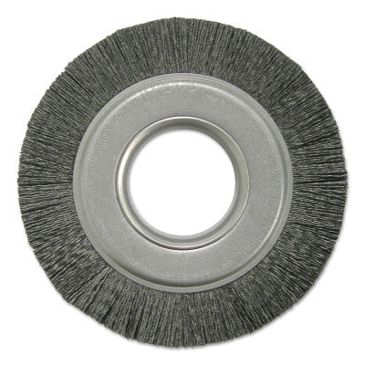 Composite Metal Hub Wheel Brushes, Ceramic, 6 in, 4000 rpm